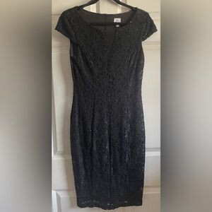 Dress Barn black cocktail dress, size 6.